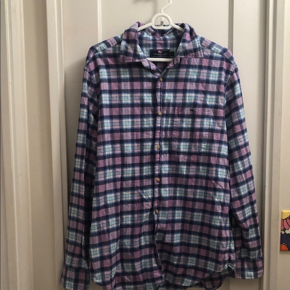 Vineyard Vines Plaid Flannel Classic Fit Shirt